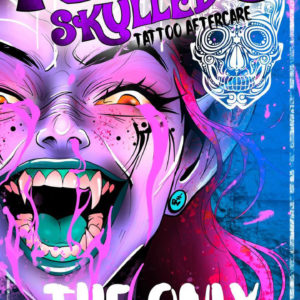 Numb Skulled Banner - The Only Aftercare I Trust